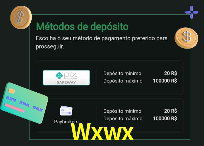 O cassino Wxwx oferece uma grande variedade de métodos de pagamento